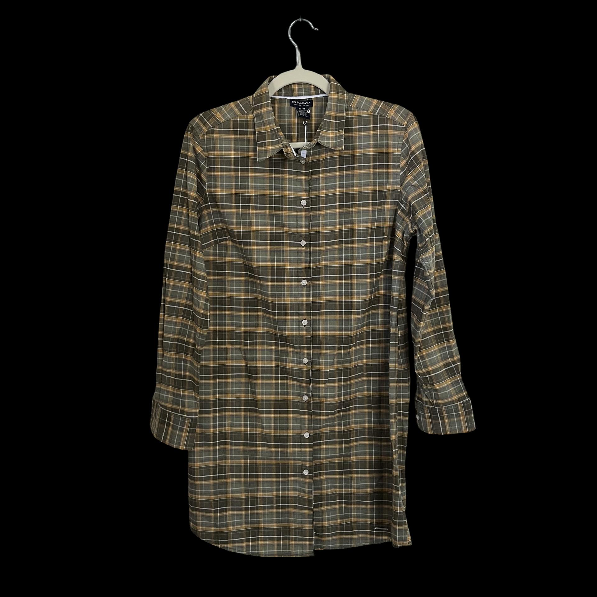 polo button down dress