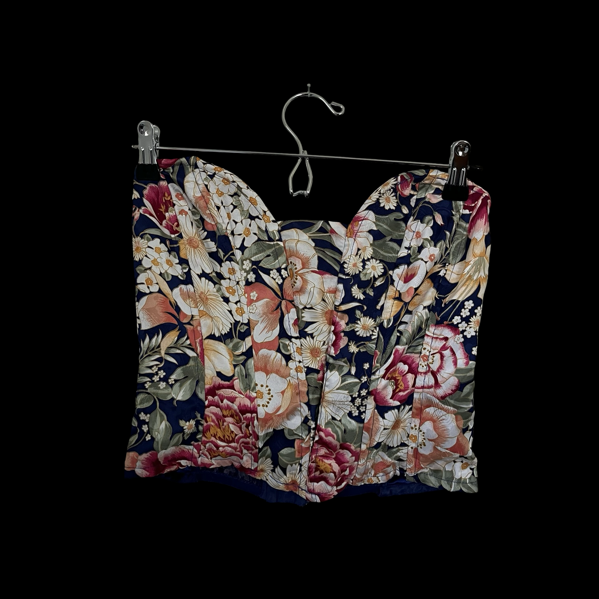 floral bustier