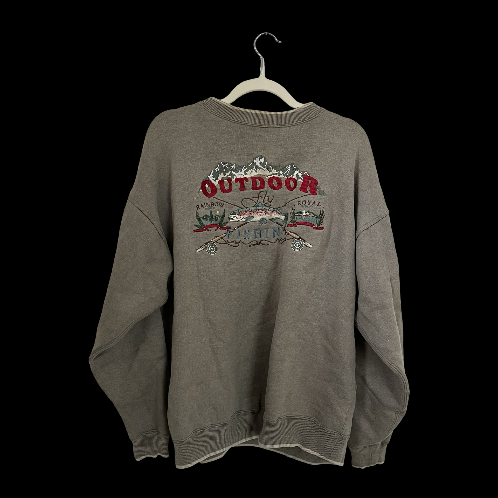 fishing crewneck