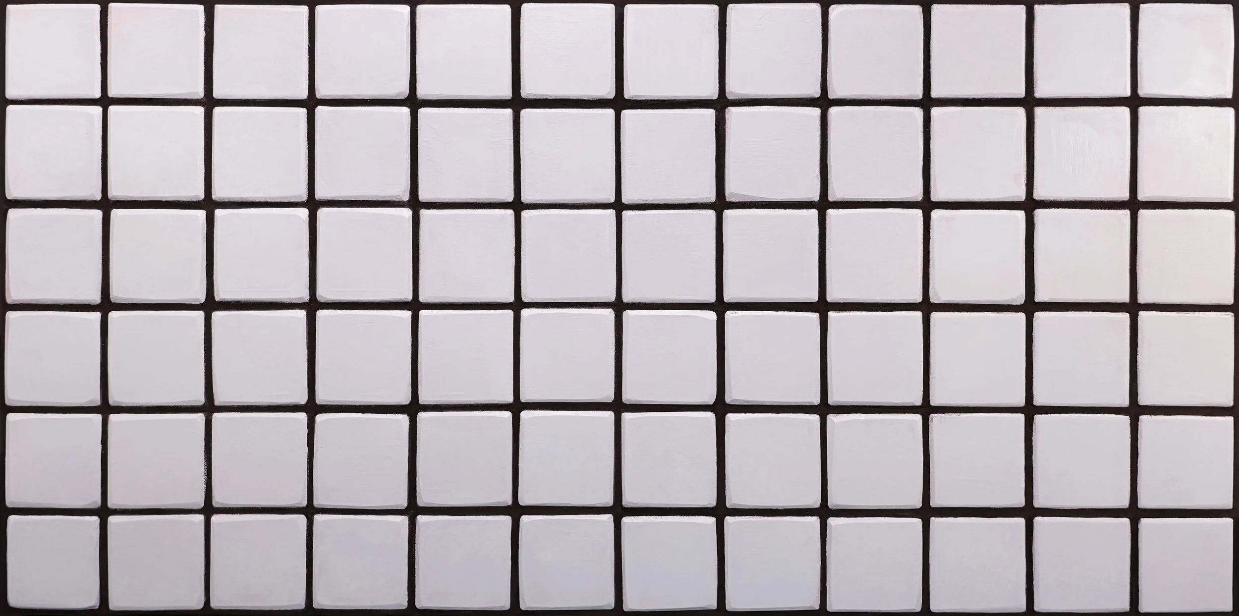 A Shell, 24 x 48 in, wood+grout+flashe+acrylic, 2026