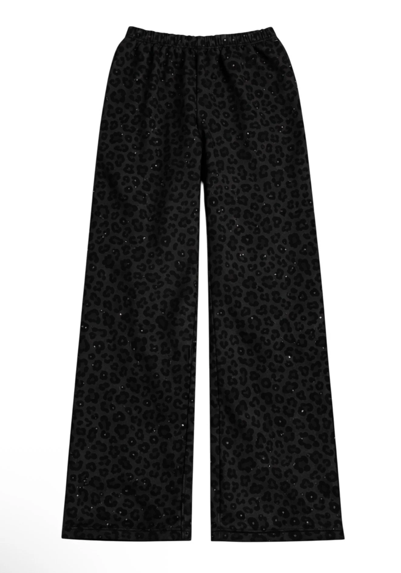 “Stardust” Black Diamond Cheetah Sweatpants