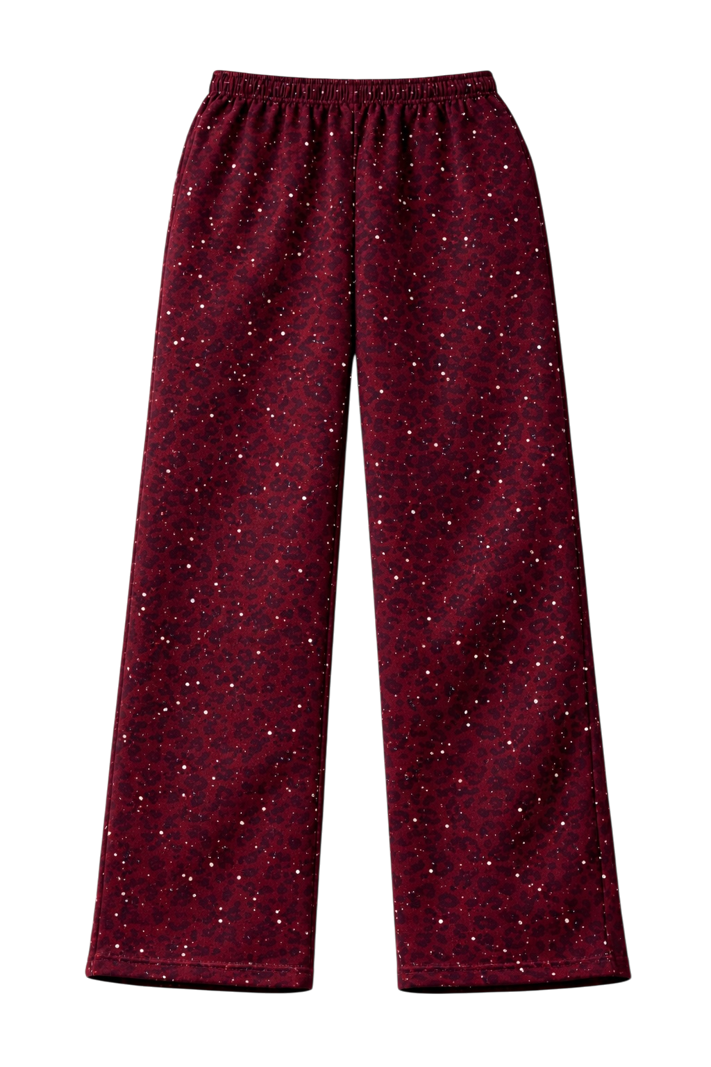 “Stardust” Red Diamond Cheetah Sweatpants