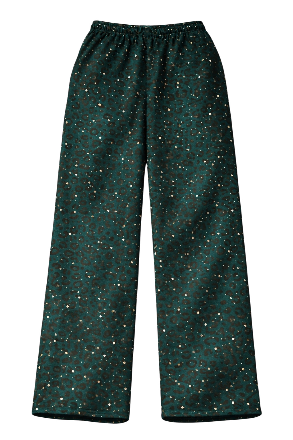 “Stardust” Turquoise Diamond Cheetah Sweatpants