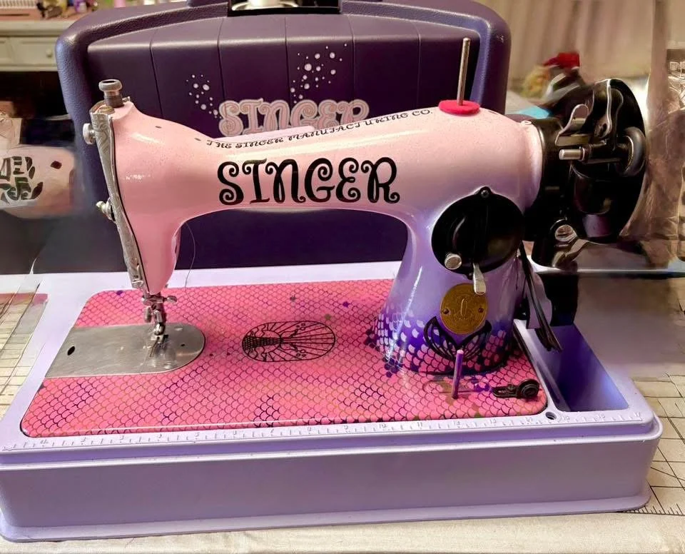 Lil' Miss Mermaid
Singer 15-
Request For Mermaid Themed Paint 
Glittered Scales And All