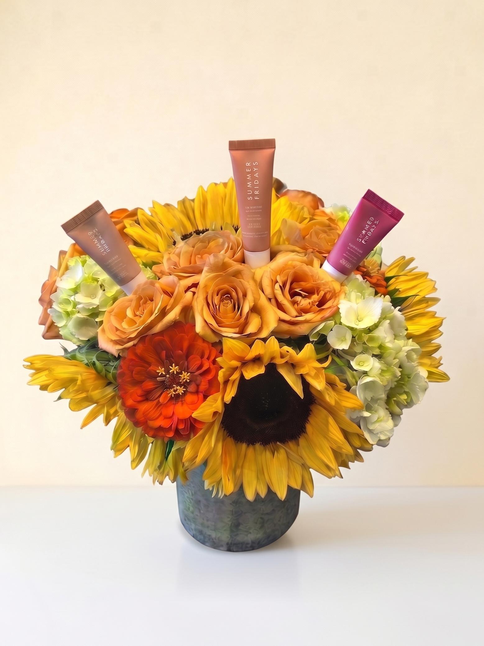 sunflowers summer fridays summer bouquet lip balm
