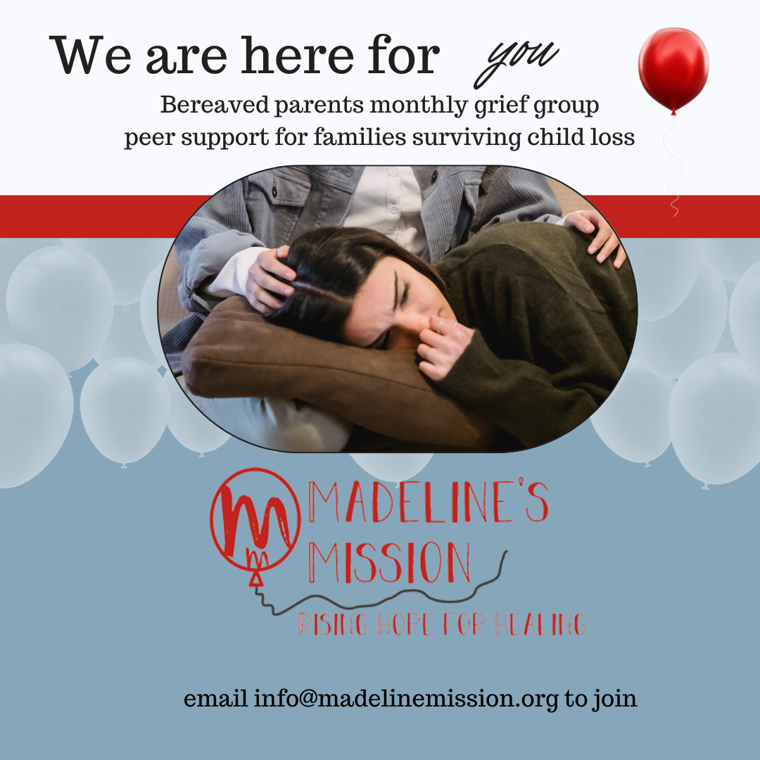 poster for grief groups