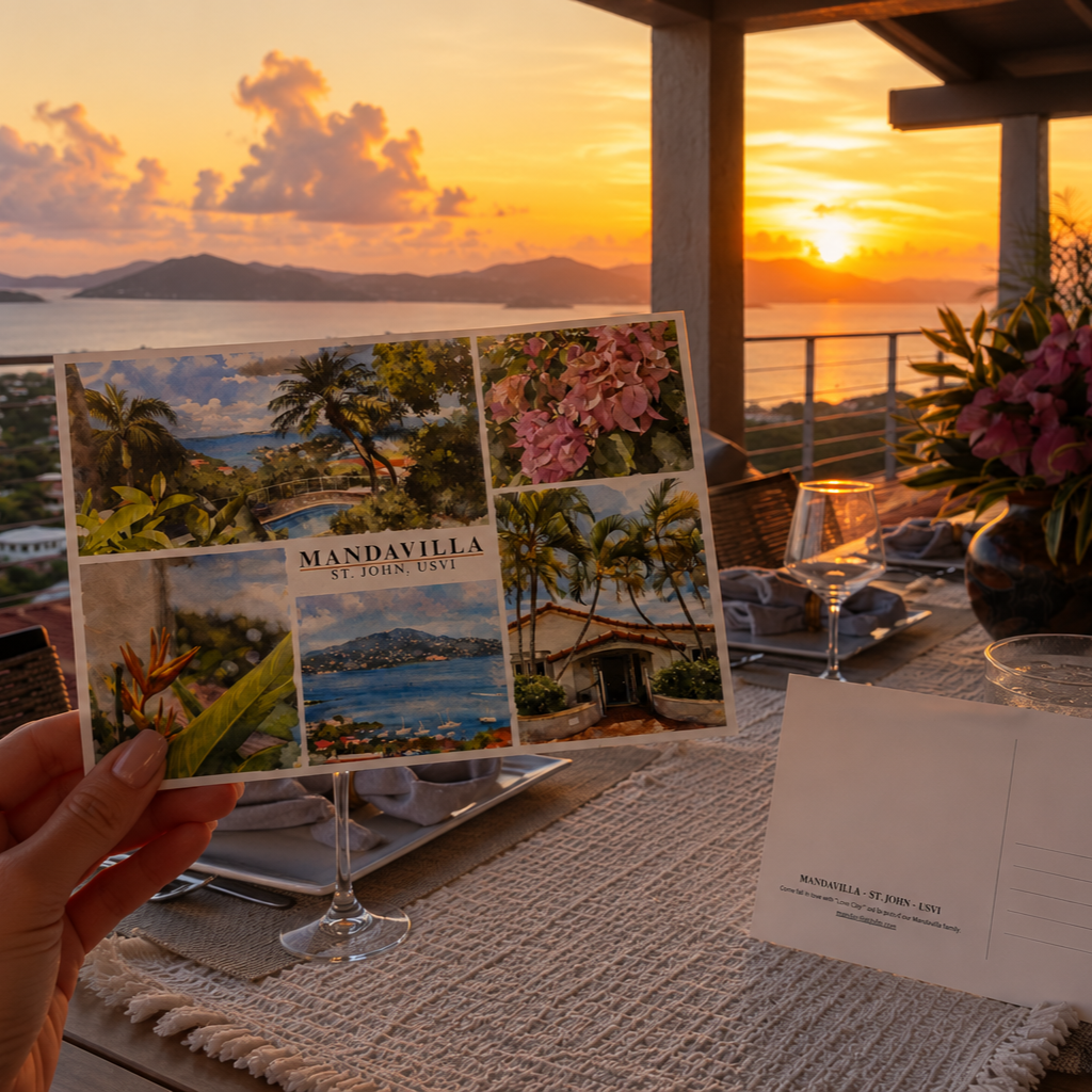 Mandavilla St. John Postcards — Set of 10