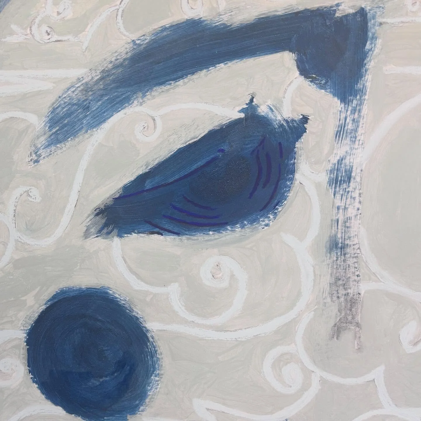 A big ol&rsquo; work in progress. My current favourite (thus far) in a series of 4 faces of the moon. Also it bares a striking resemblance to my father in law (and patreon of my art practice) Mr. Roy Scott. Coincidence I think not!!
🌛🌝🌜🌝🌛🌝🌜🌝?