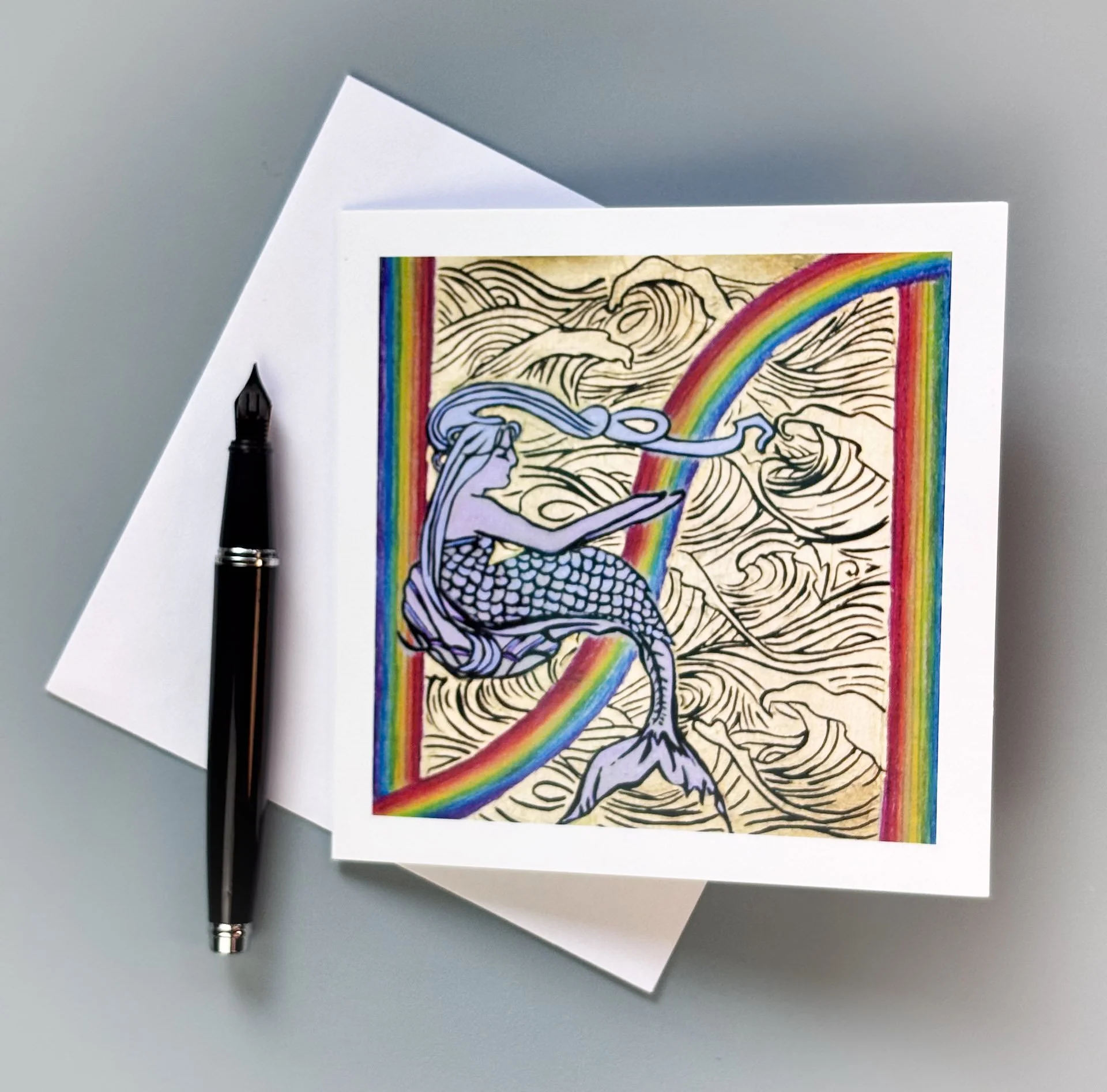 Throwing Rainbows, Gold Mermaid