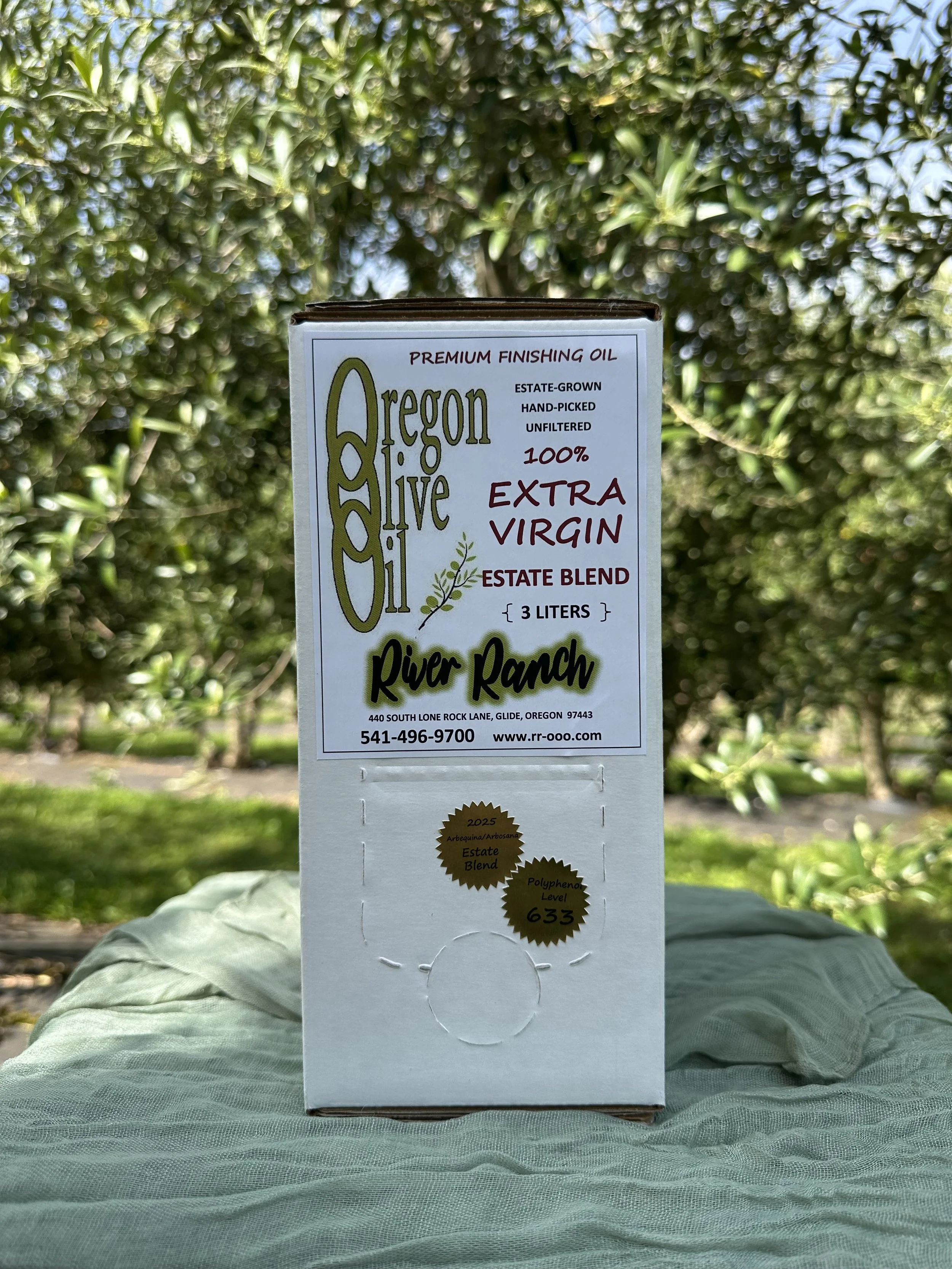 Extra Virgin Olive Oil - 3 Liter Bag in Box