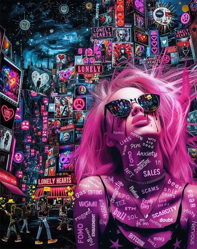 LONELY HEARTS CLUB 
Unique Digital Artwork