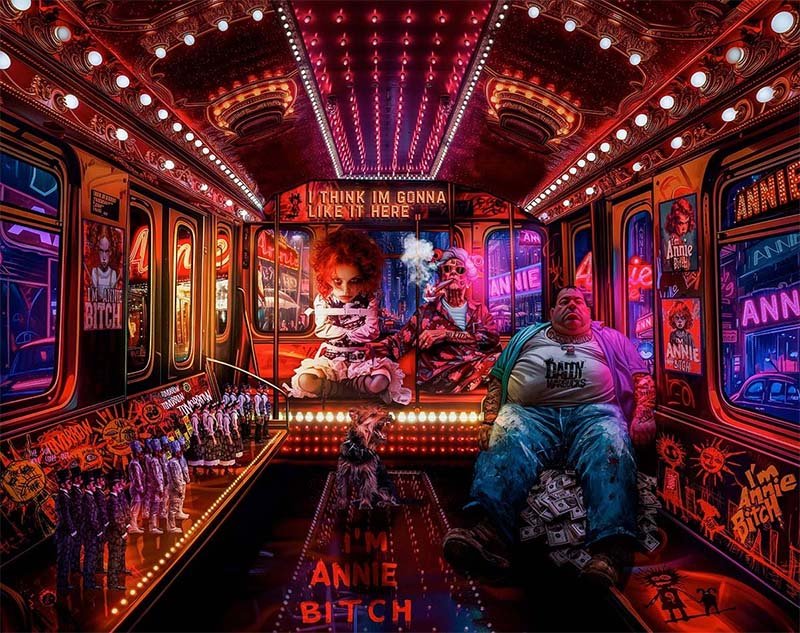I'M ANNIE BITCH  
Unique Digital Artwork