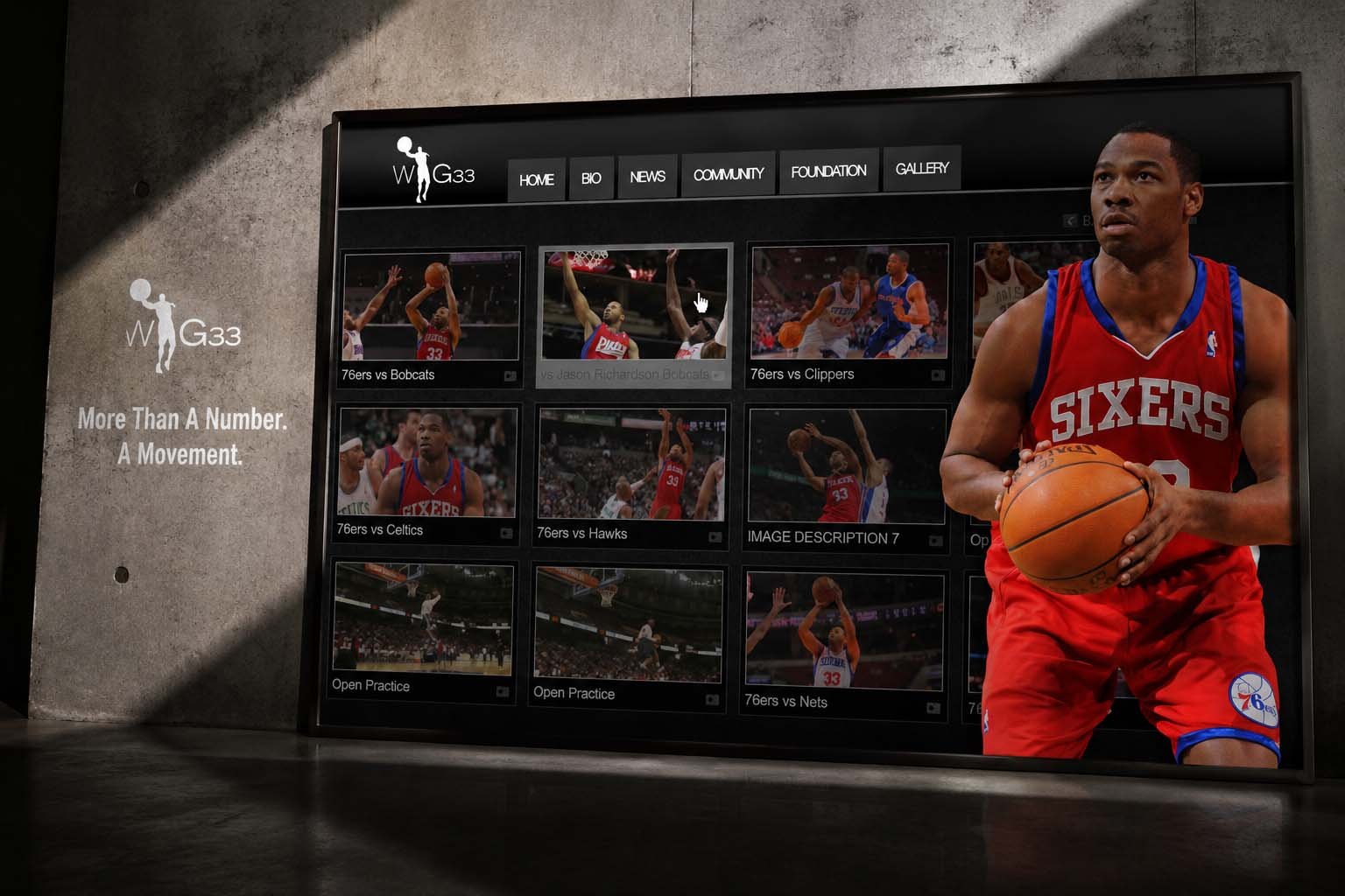  Willie Green (WG33) 
 Athlete Website • Sports Branding • Logo Design 