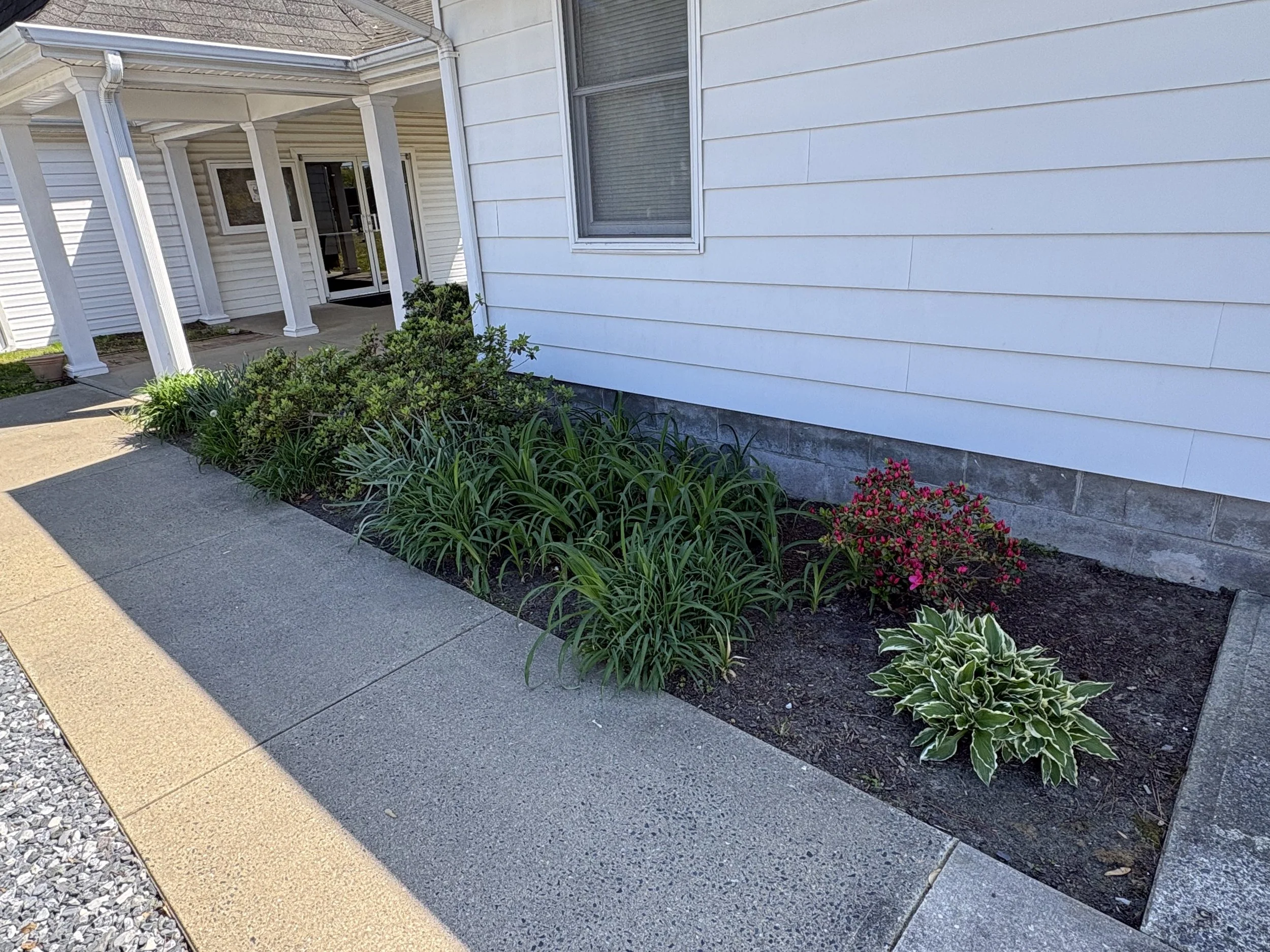 Front Entry Landscaping — Southern Delaware