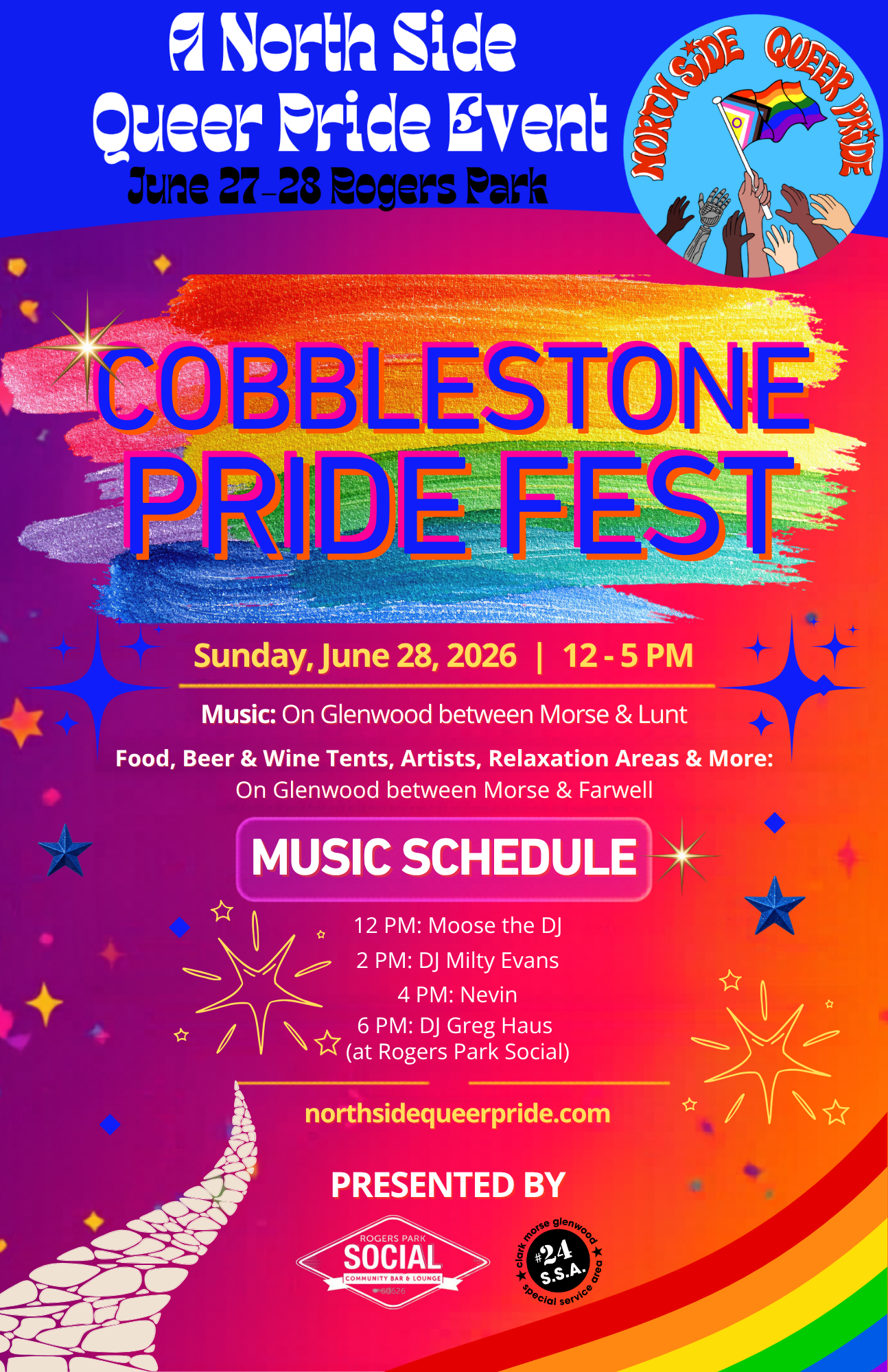 Cobblestone Pride Fest - Northside Queer Pride Flyer_11x17.png