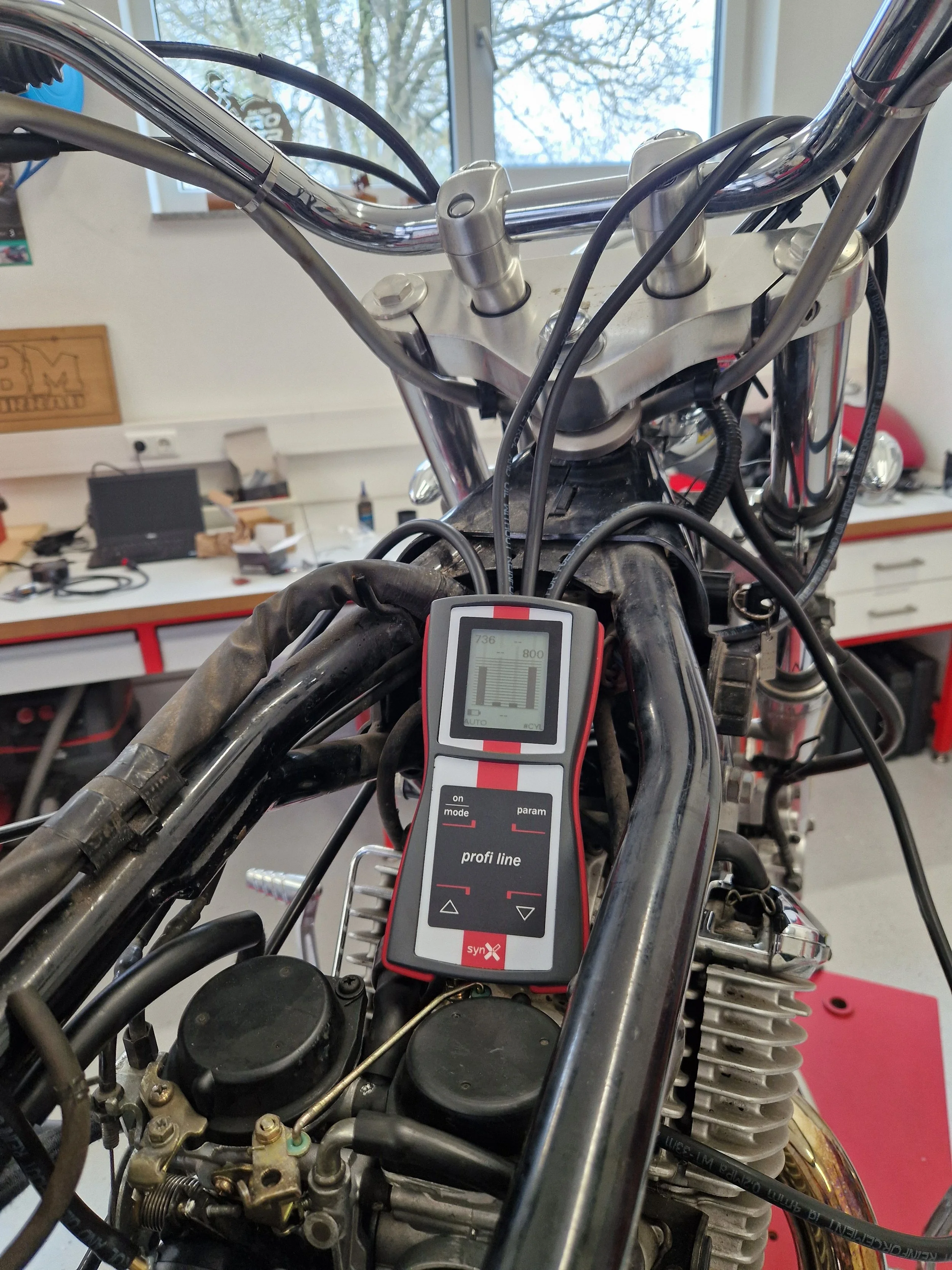 Vergaser Synchronisierung