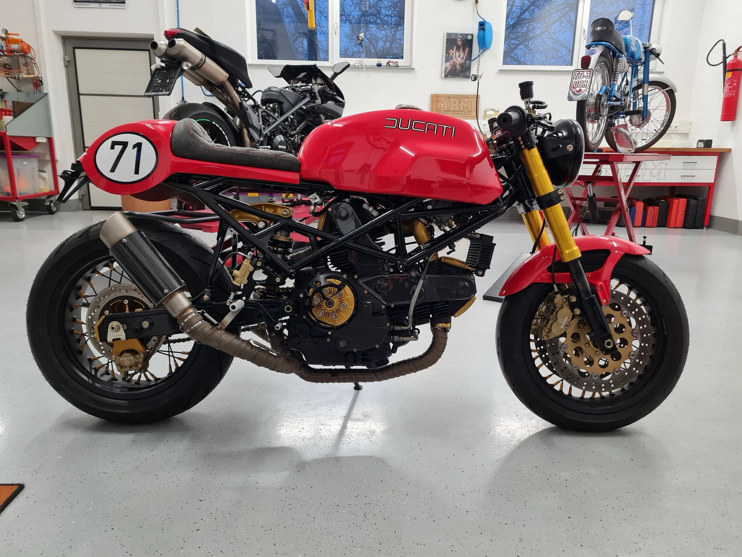 Cafe-Racer Umbau Ducati Monster 900