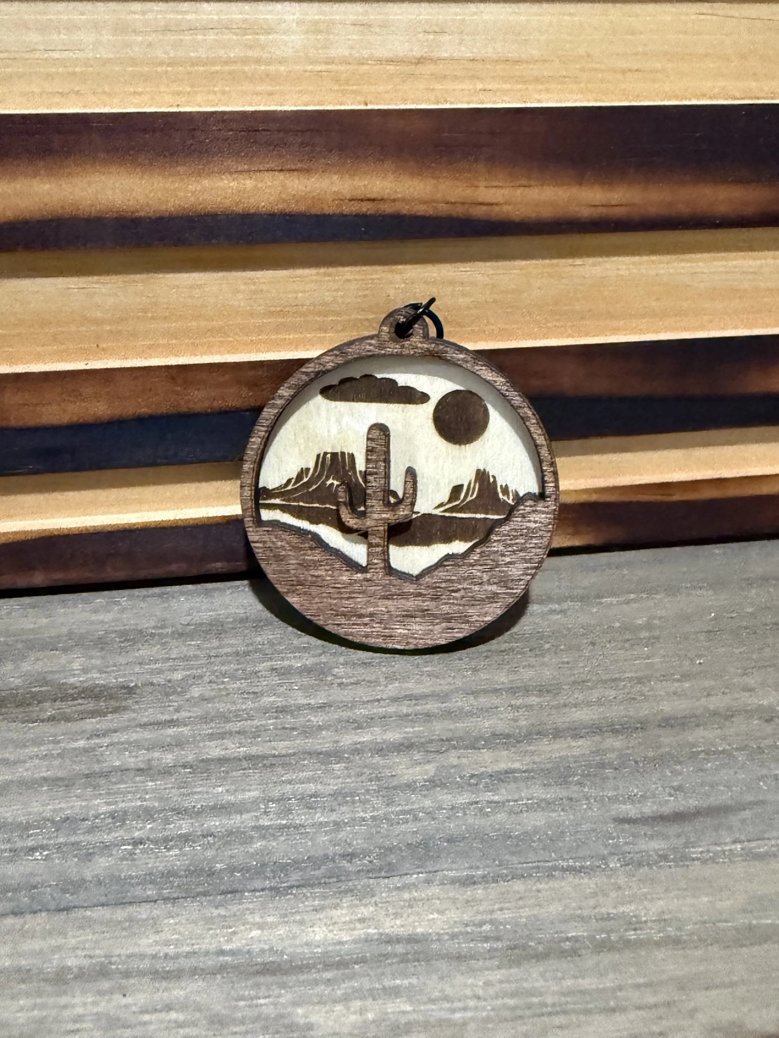 The Saguaro Premium keychain