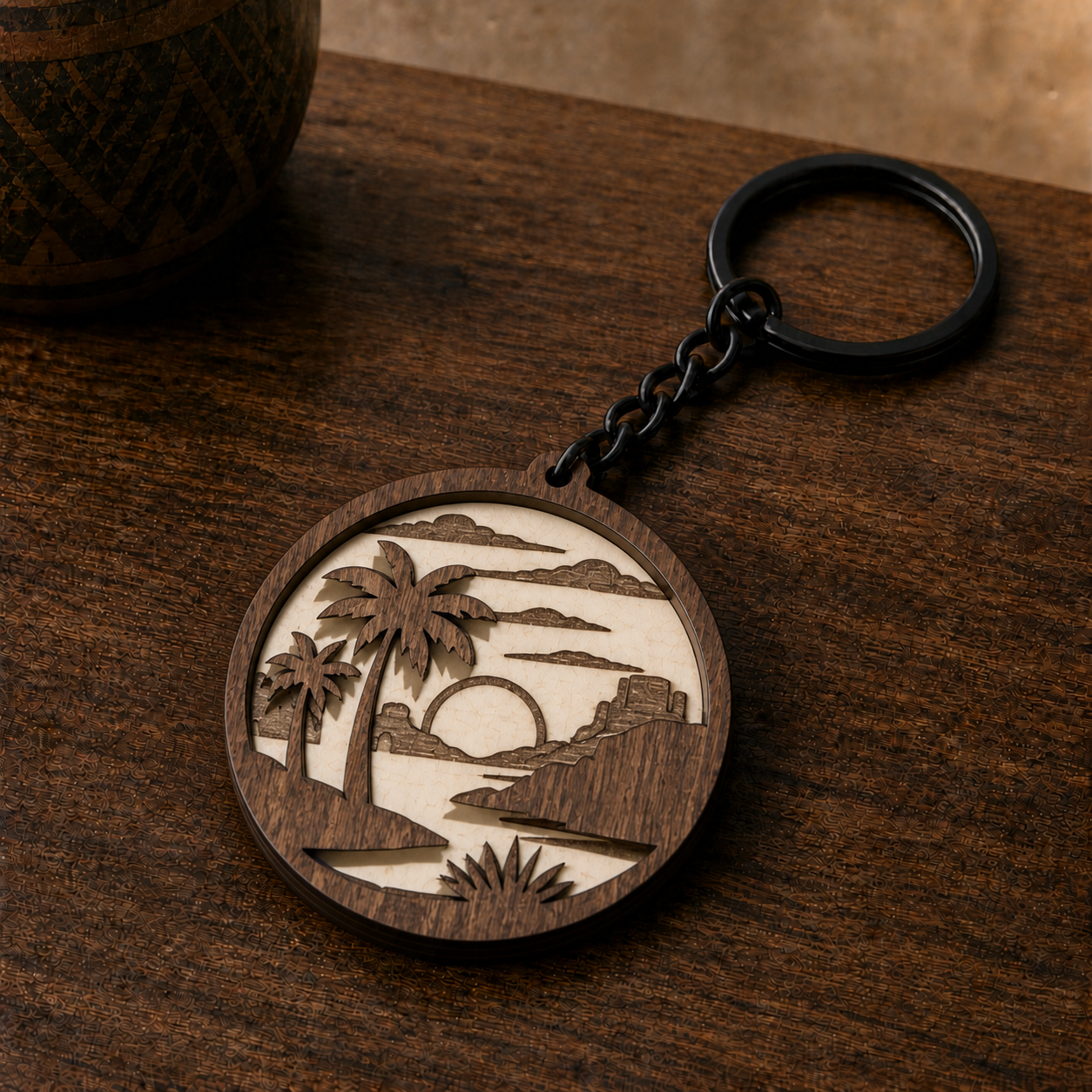 The Oasis Premium keychain