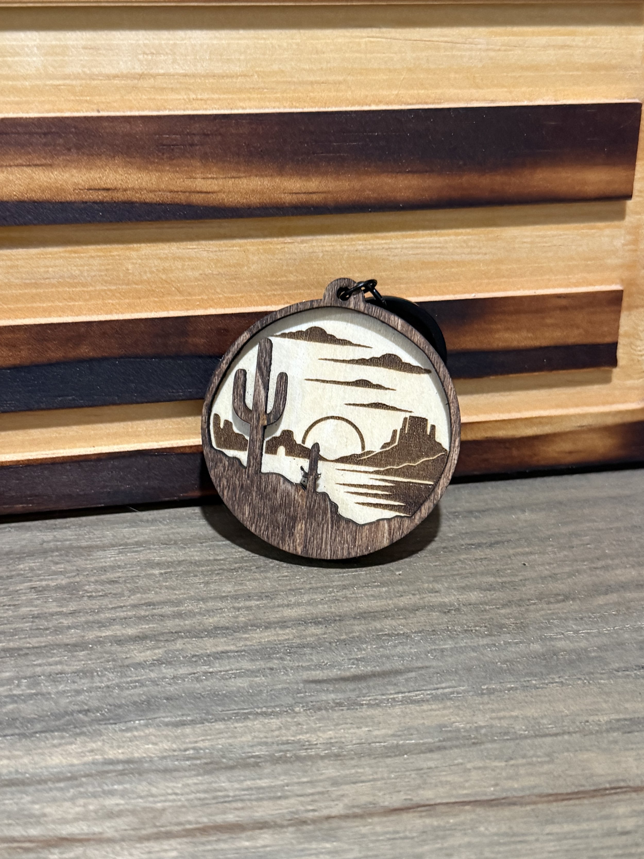 The Sunset Premium keychain
