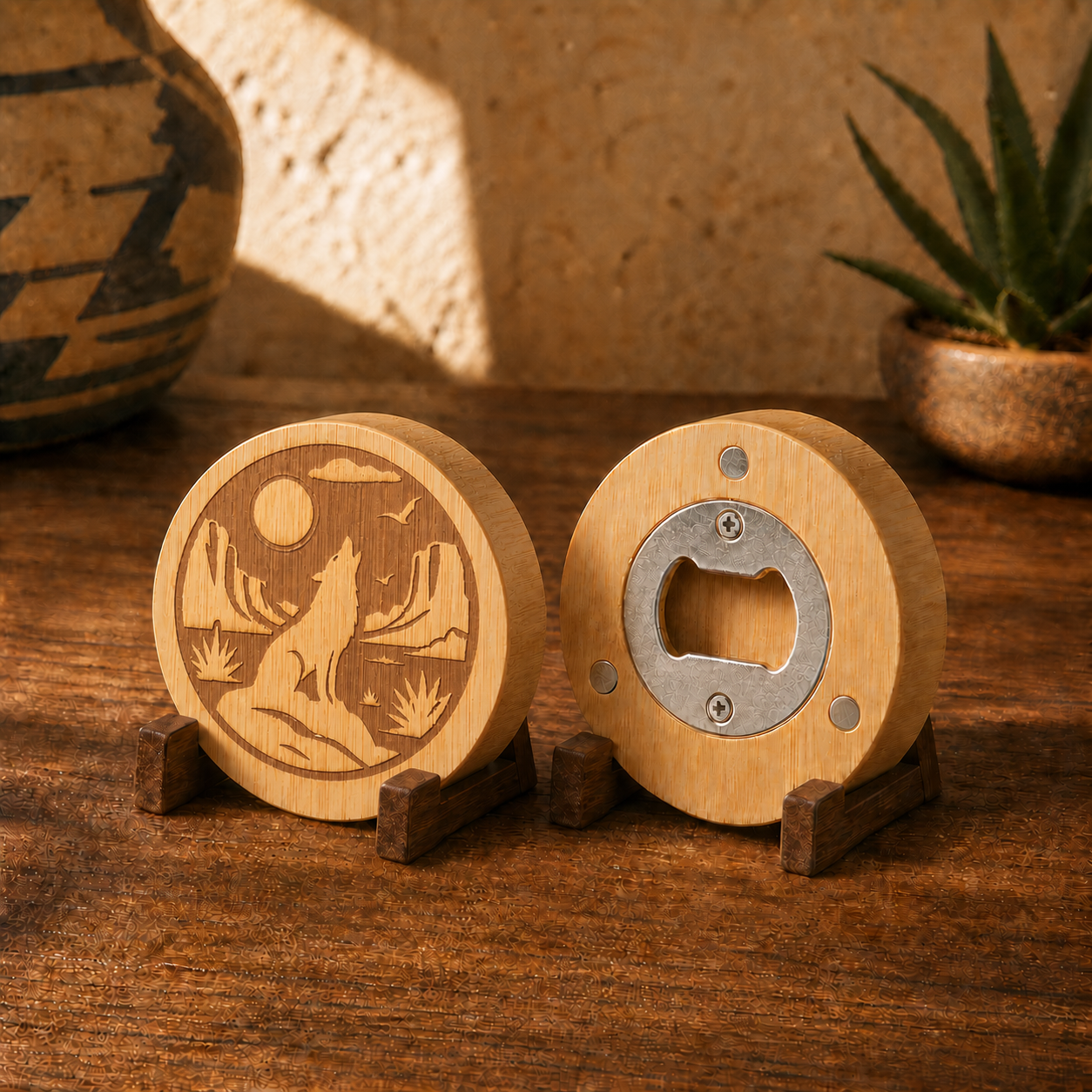 The Coyote Bottle Opener