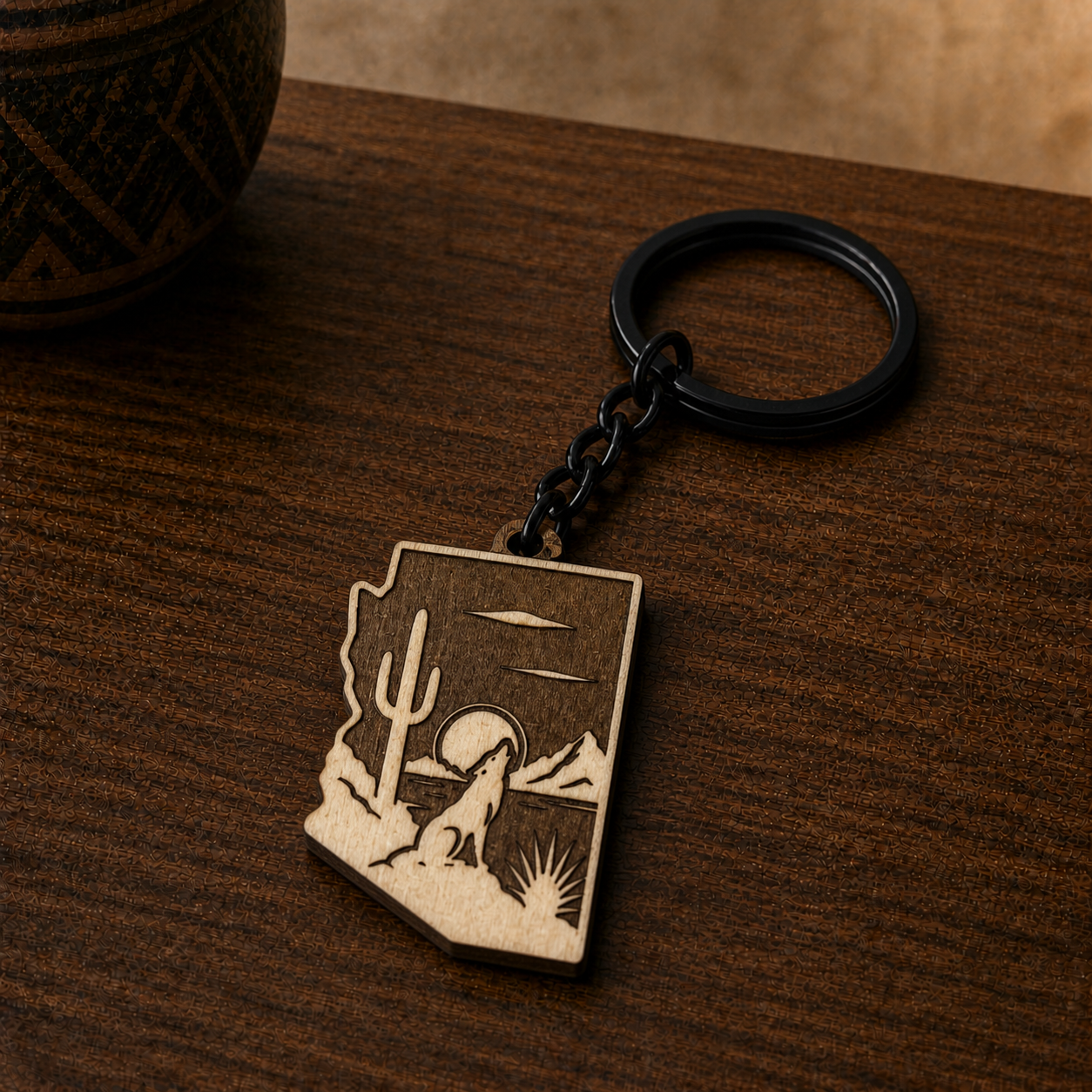 The Coyote keychain