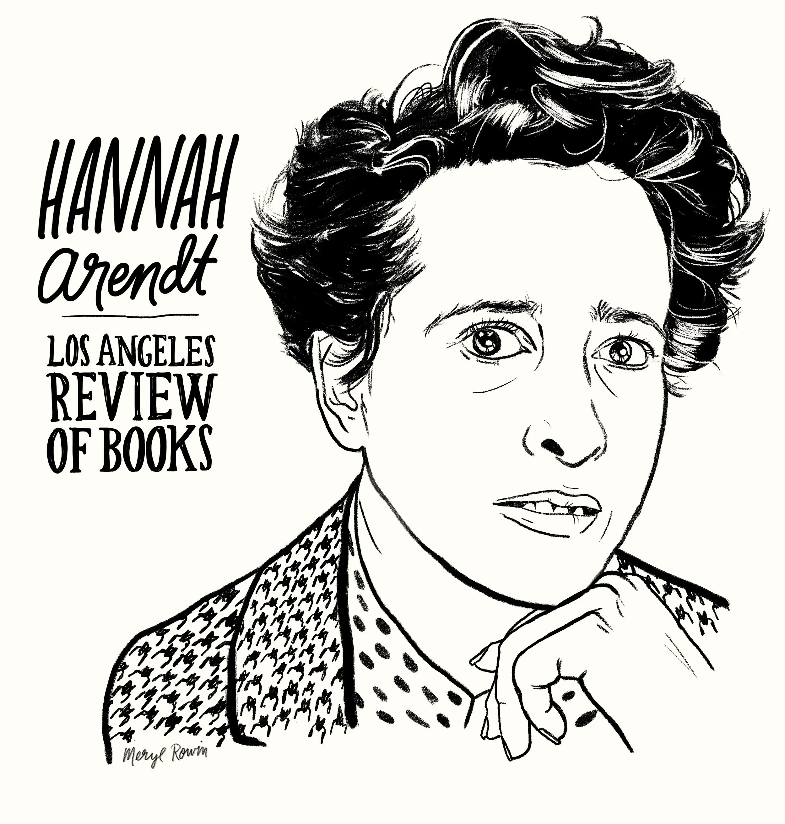 Hannah Arendt / Los Angeles Review of Books / AD Melissa Seley