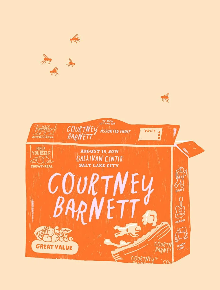 Courtney Barnett Tour Poster