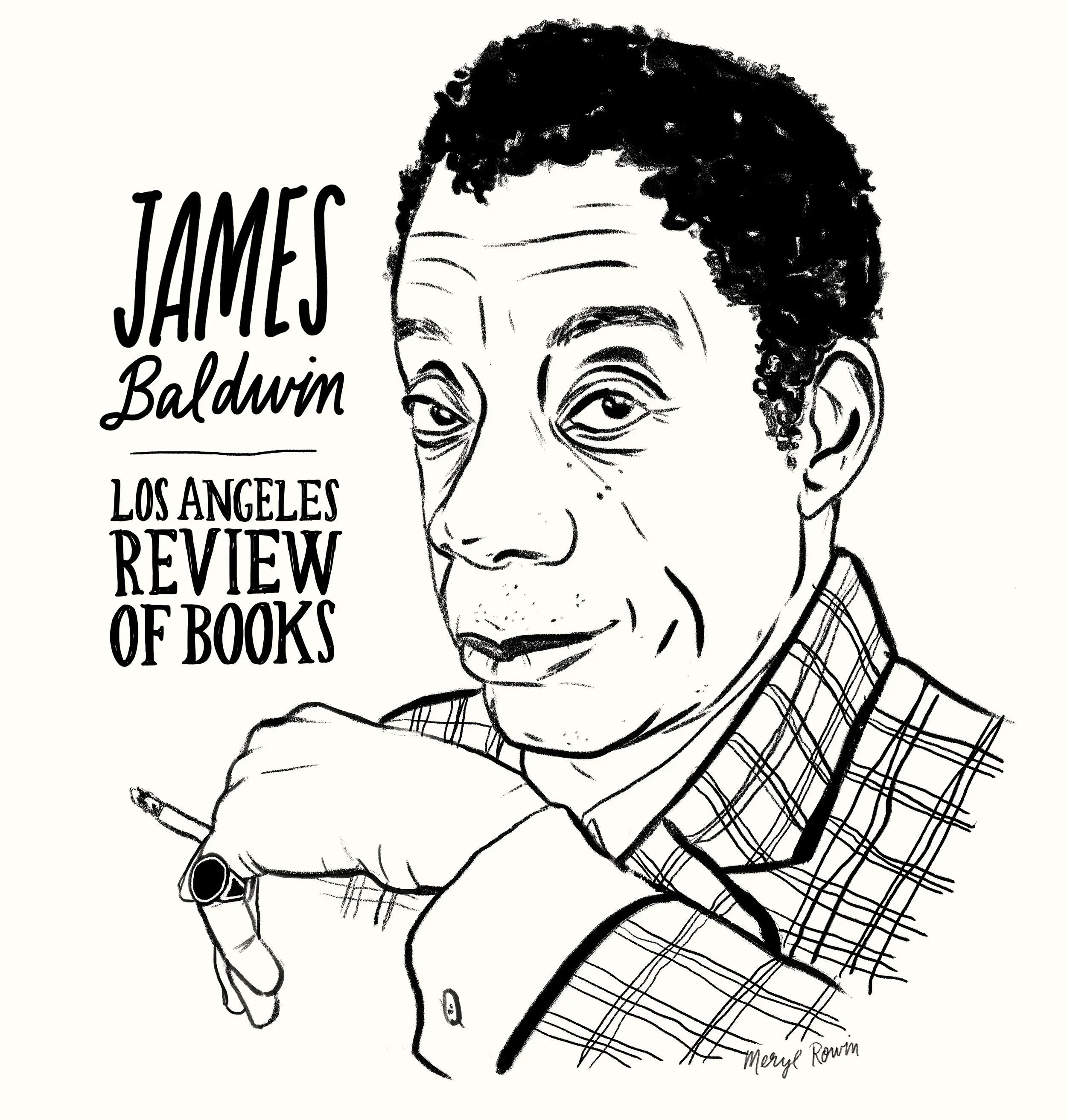 James Baldwin / Los Angeles Review of Books / AD Melissa Seley