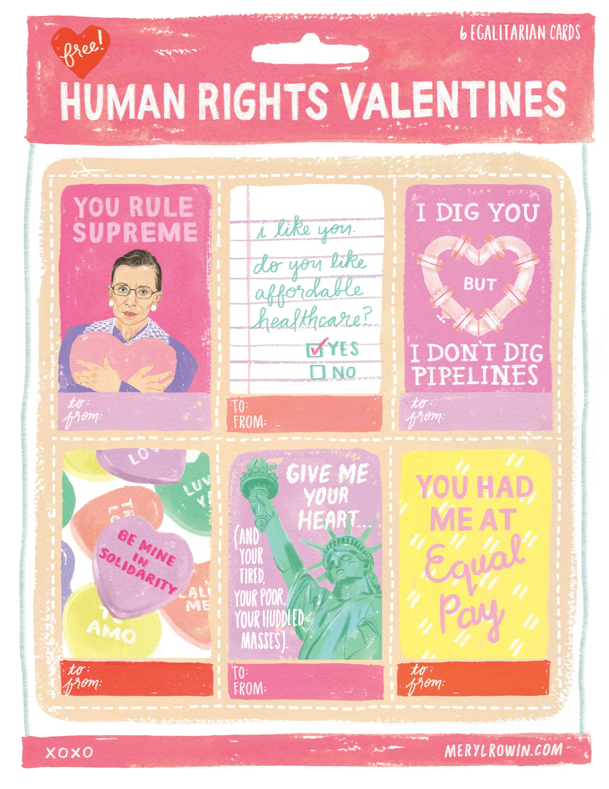 Human Rights Valentines / Lenny Letter 