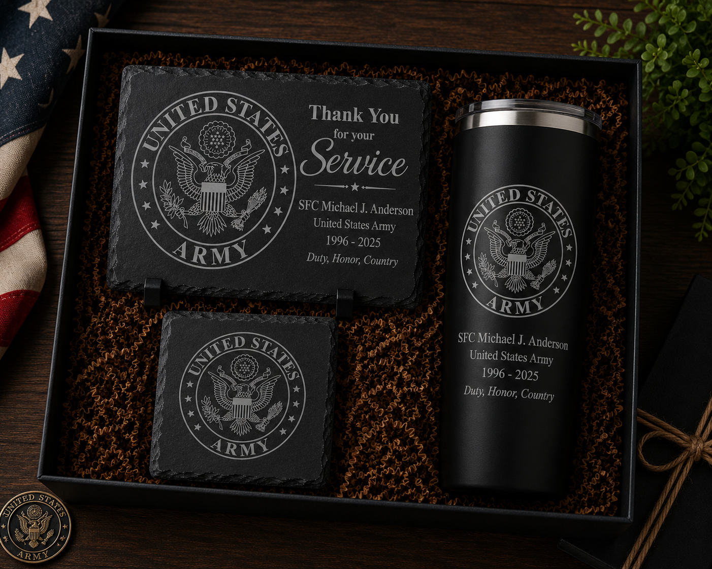 Military Retirement Gift Box Set