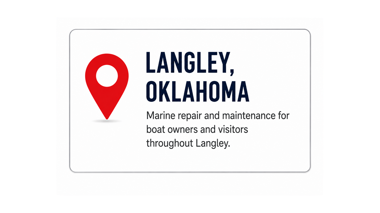 Gordon’s Xtreme Marine Langley Oklahoma marine repair and maintenance service graphic.