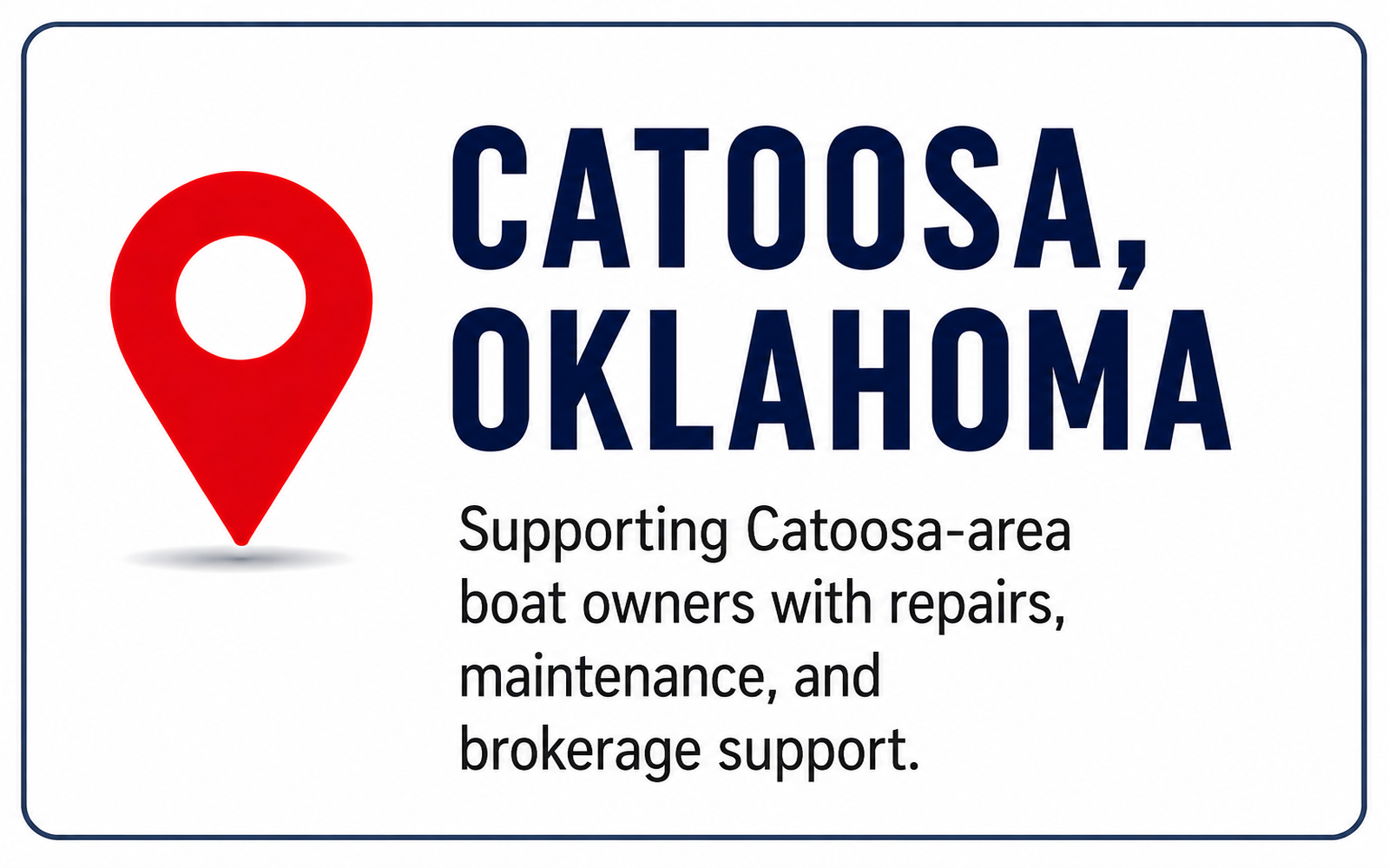 Gordon’s Xtreme Marine Catoosa Oklahoma boat repair and maintenance service graphic.