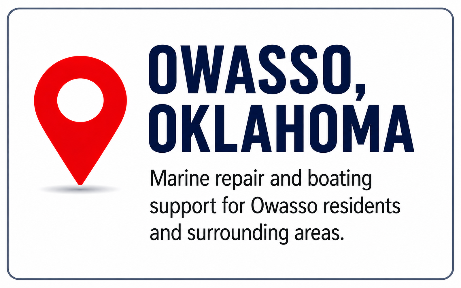 Gordon’s Xtreme Marine Owasso Oklahoma marine repair and boating support graphic.