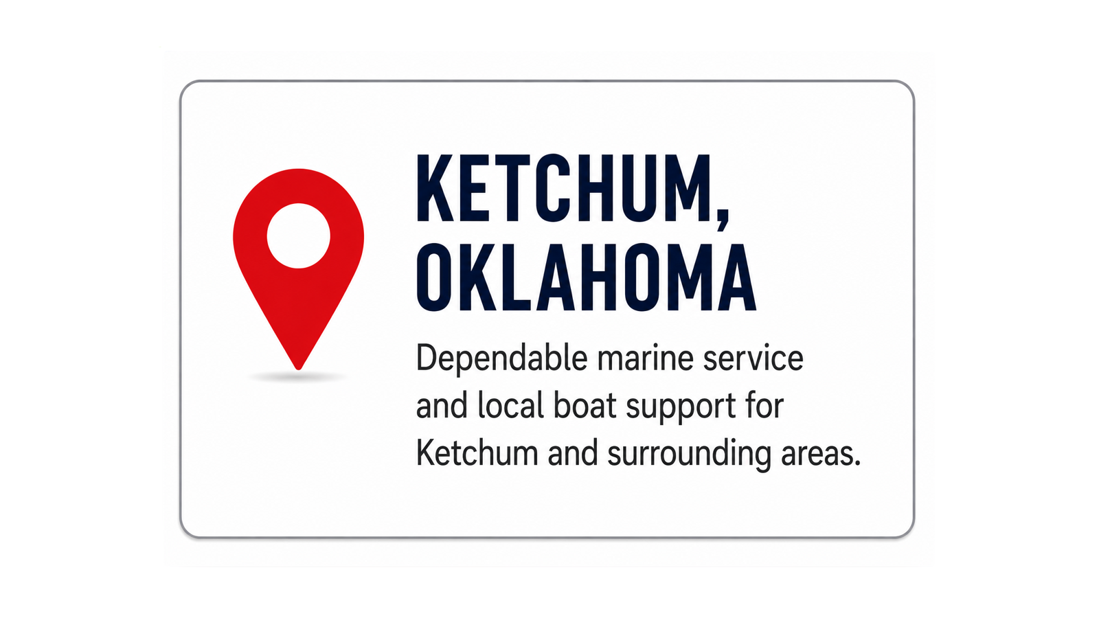 Gordon’s Xtreme Marine Ketchum Oklahoma marine service and boat support graphic.