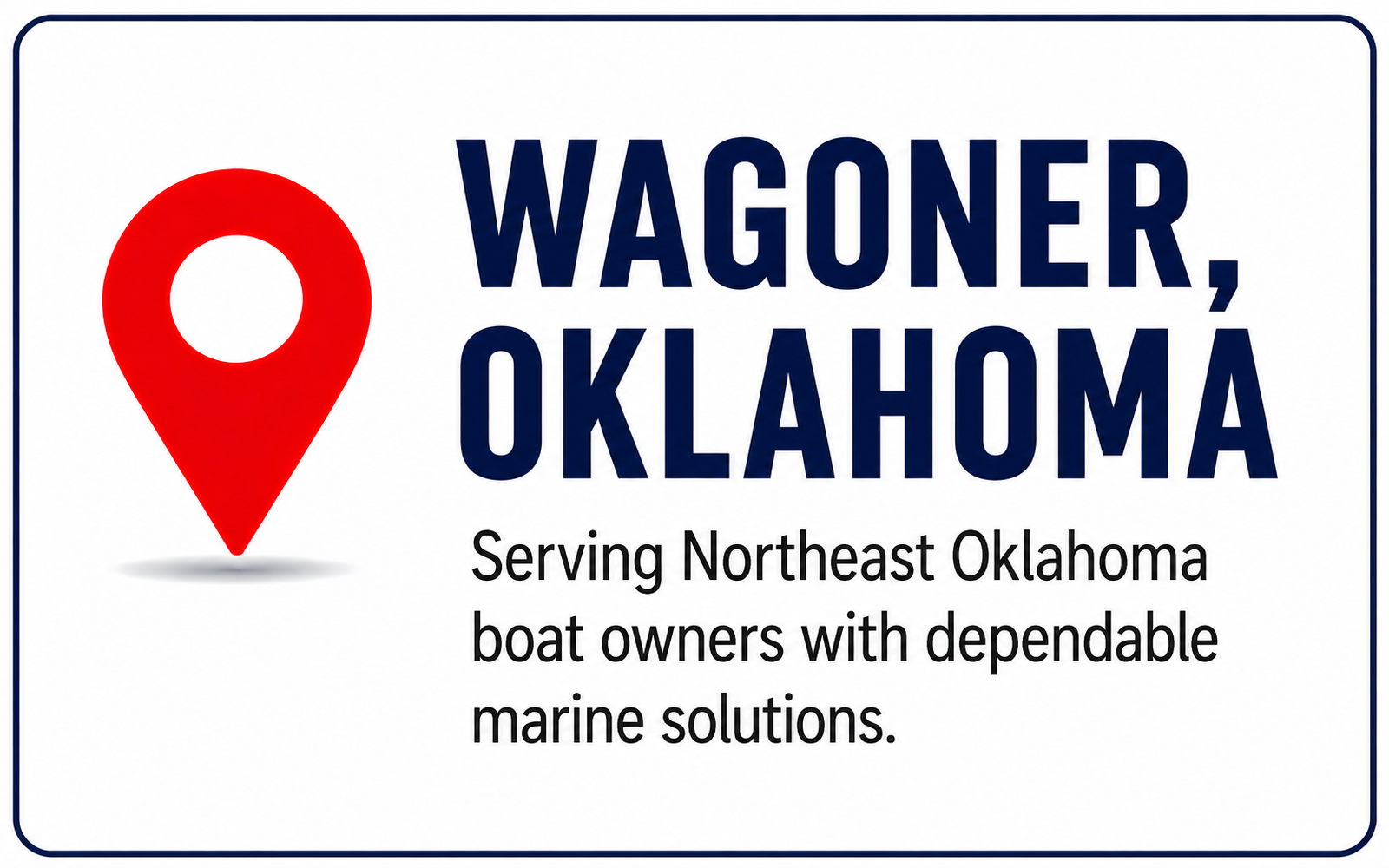 Gordon’s Xtreme Marine Wagoner Oklahoma marine services and boat repair support graphic.