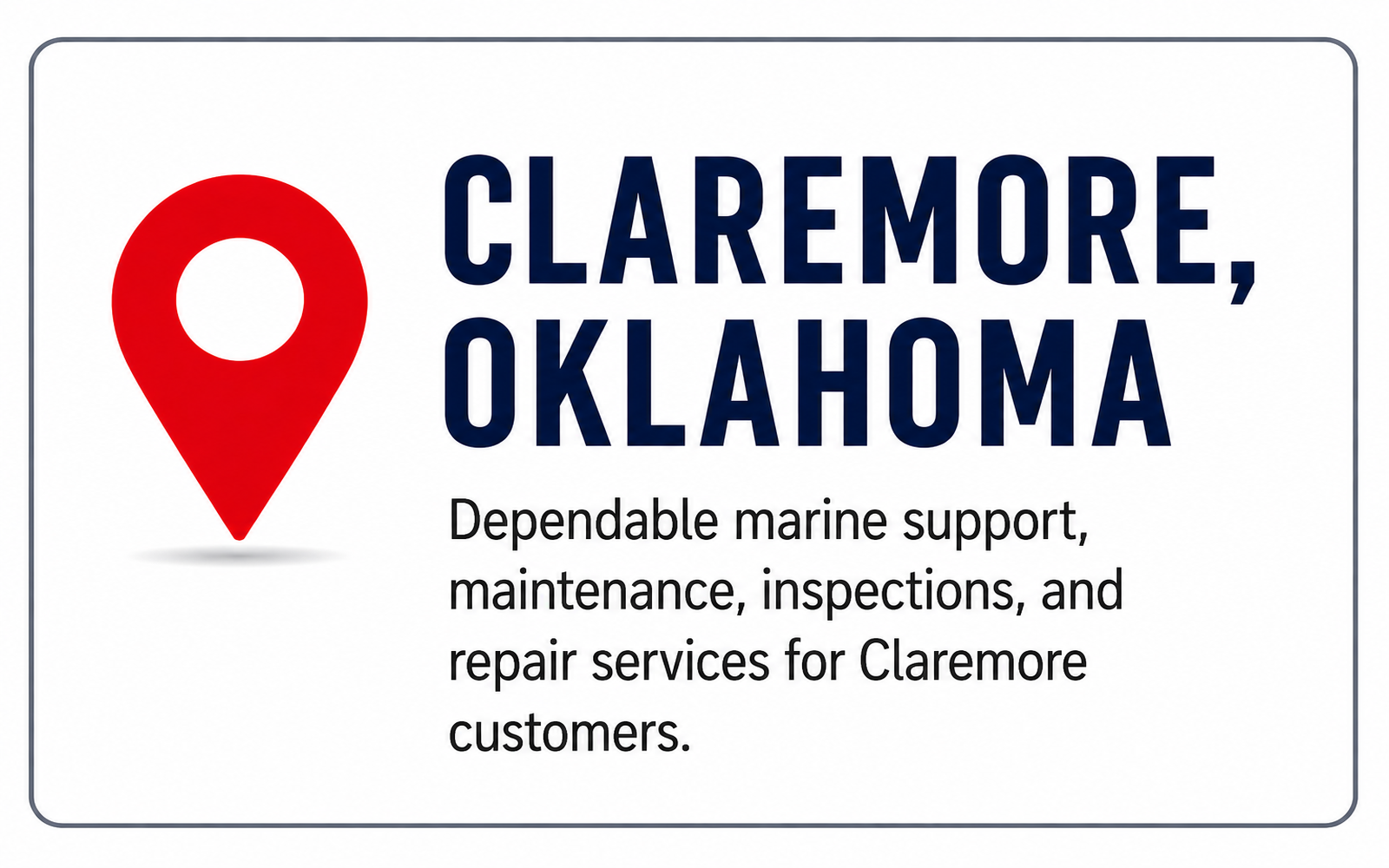 Gordon’s Xtreme Marine Claremore Oklahoma marine maintenance and repair services graphic.
