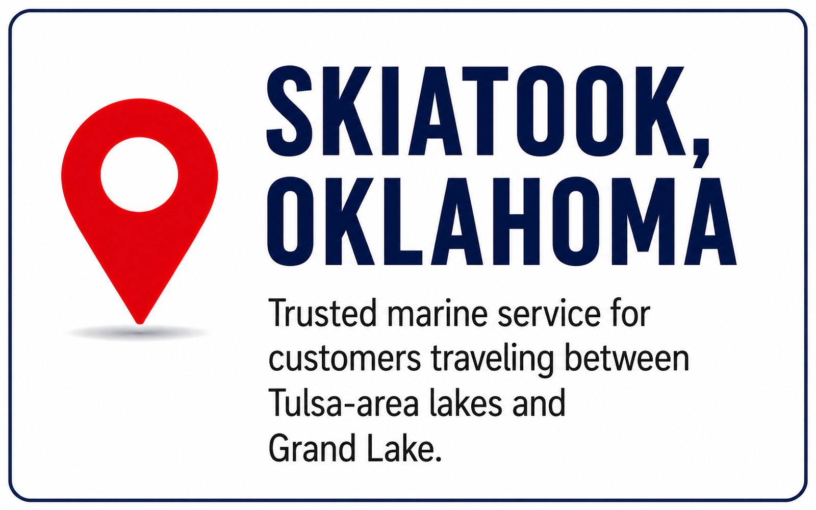 Gordon’s Xtreme Marine Skiatook Oklahoma trusted marine service area graphic.