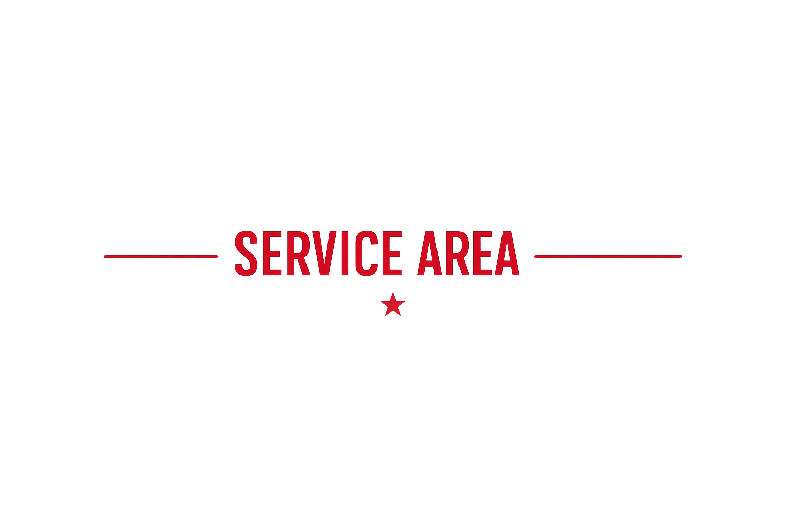 Red and black Gordon’s Xtreme Marine service area graphic banner with bold “Service Area” text for Grand Lake and Northeast Oklahoma marine services.