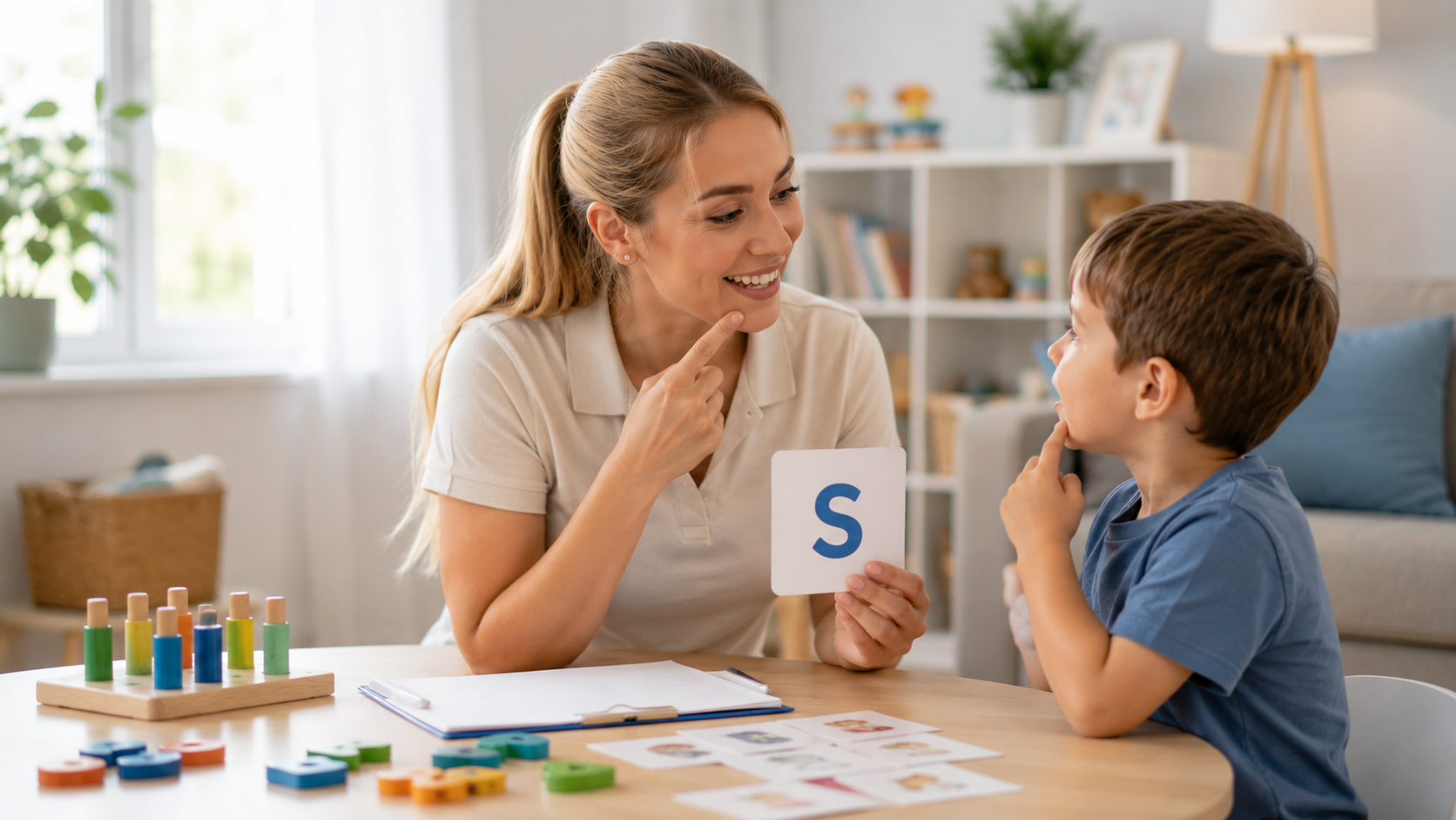 Speech therapy support at home