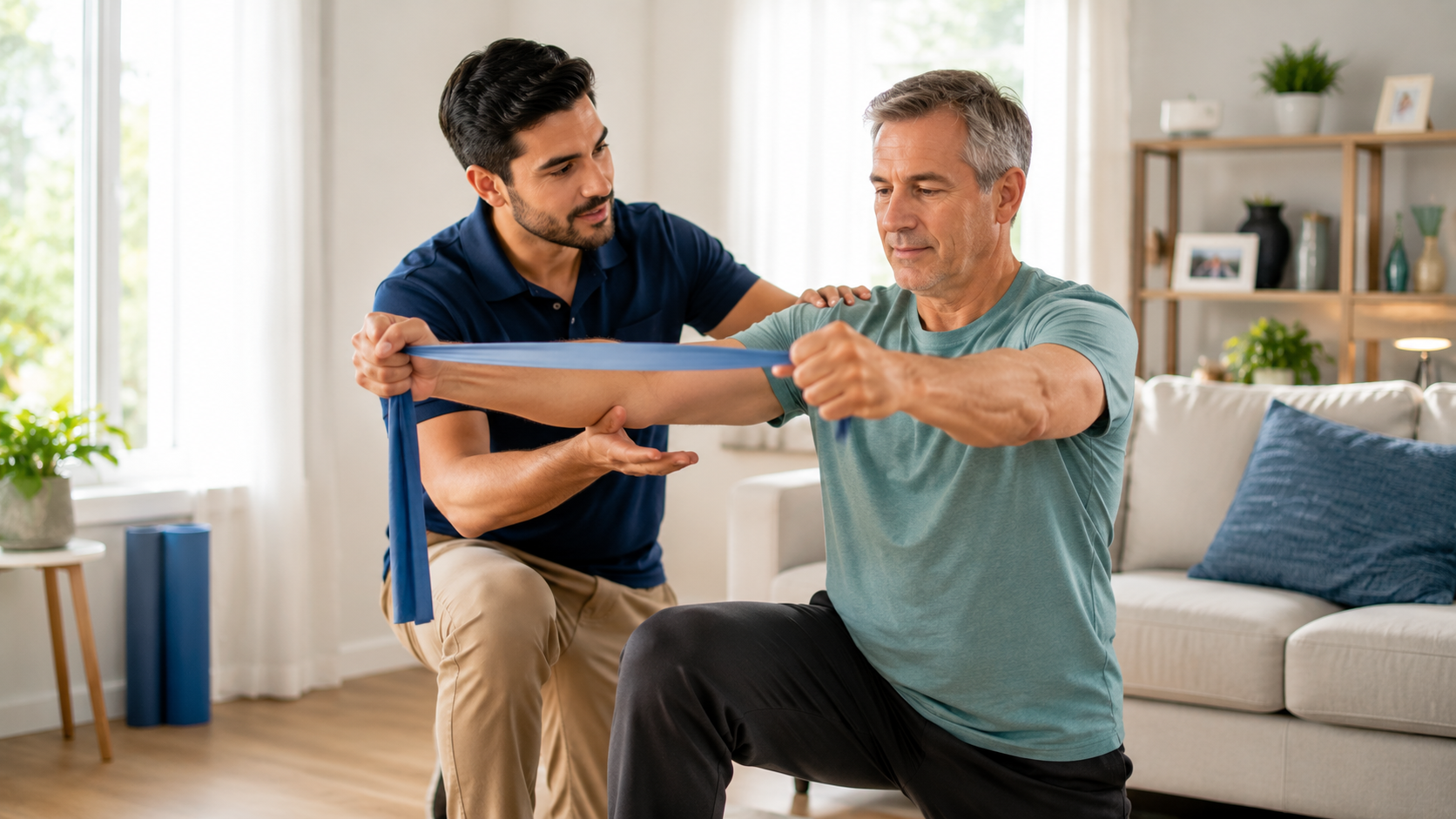 Physical therapy support at home