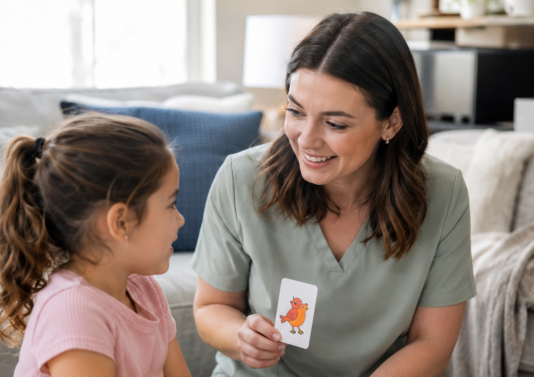 Speech therapy support at home