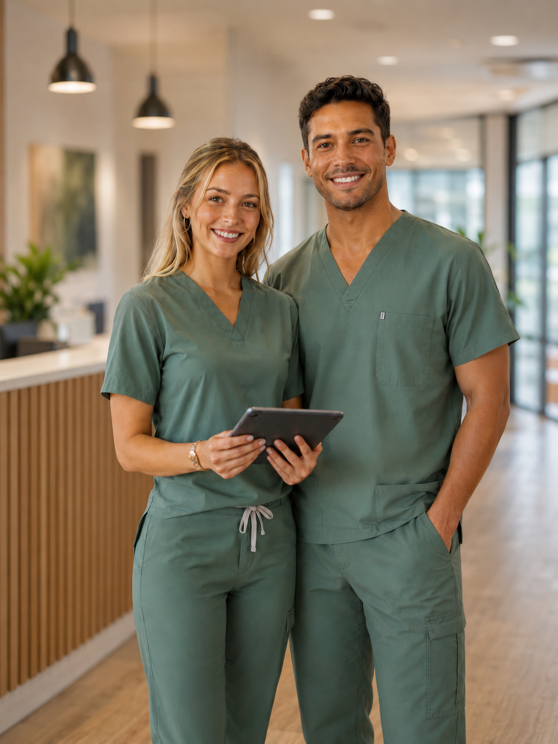 New York Community Care healthcare team at the office