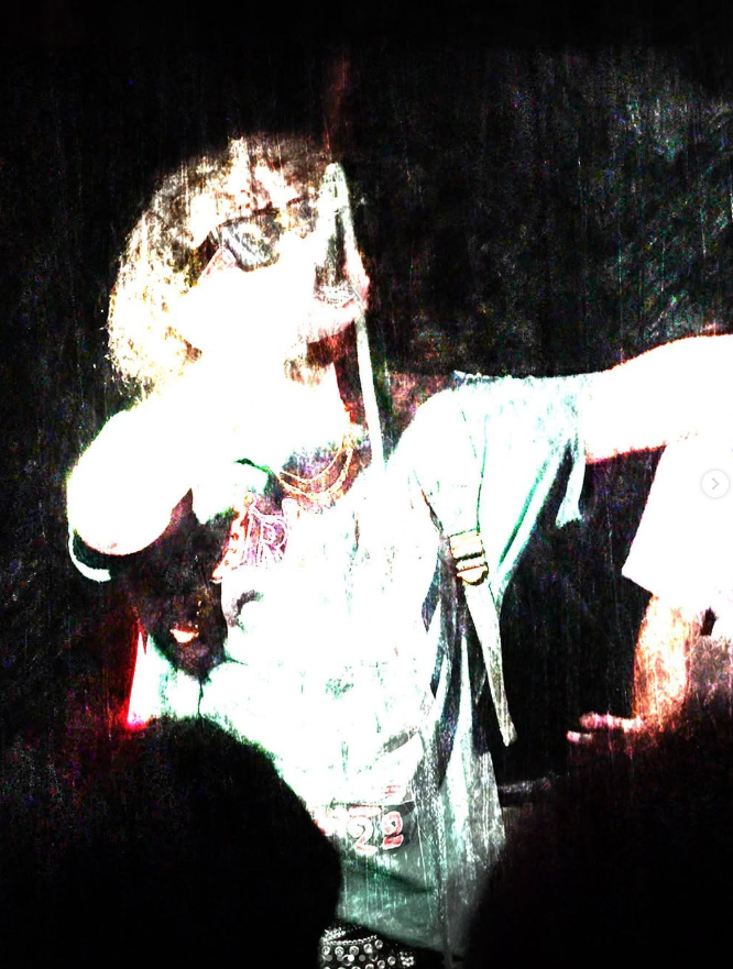 Lil Nickky performing live.