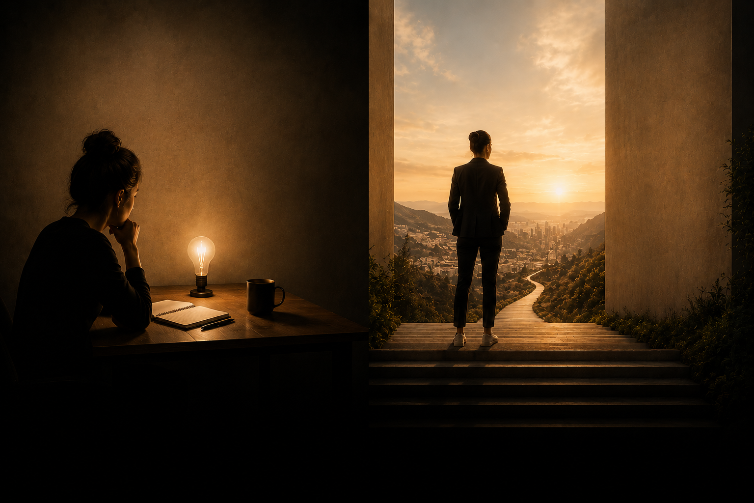 La diferencia entre tener una idea y crear una visión