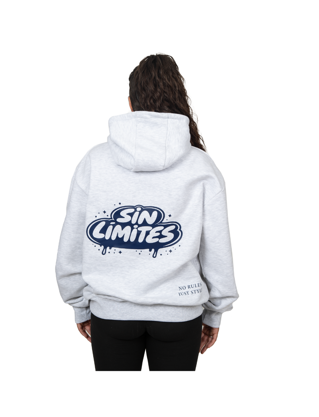 Hoodie Grau – sin limites