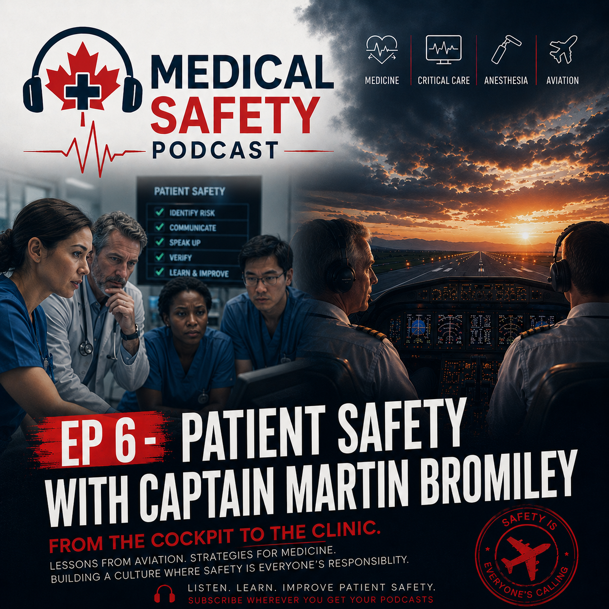 Ep 6 - Patient Safety with Captain Martin Bromiley