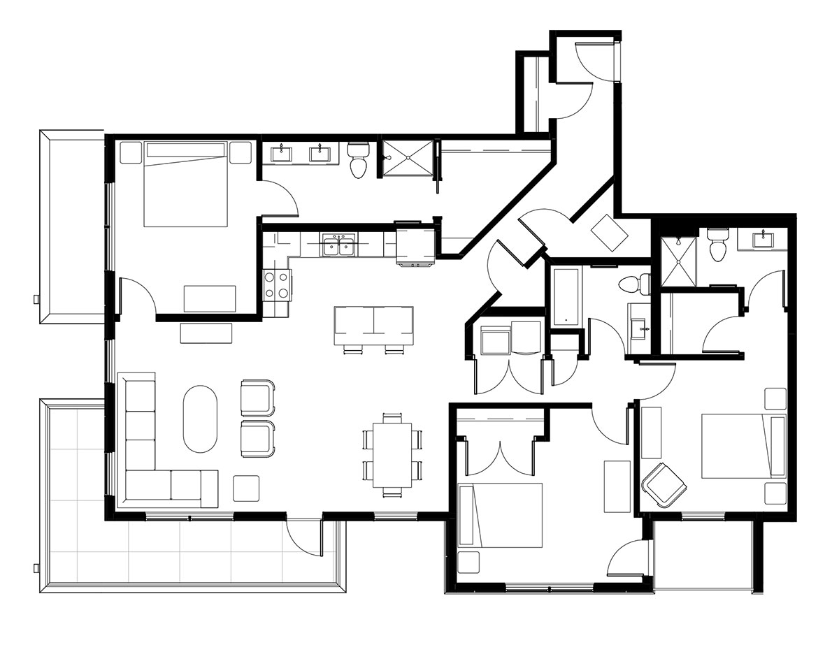3E floor plan