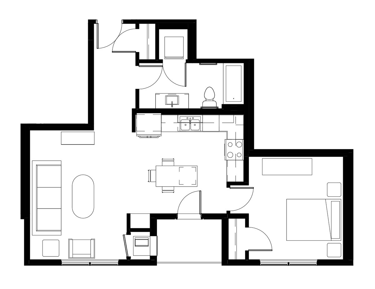 1F floor plan