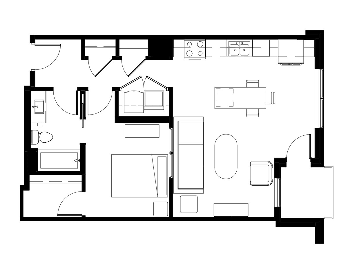 1C floor plan